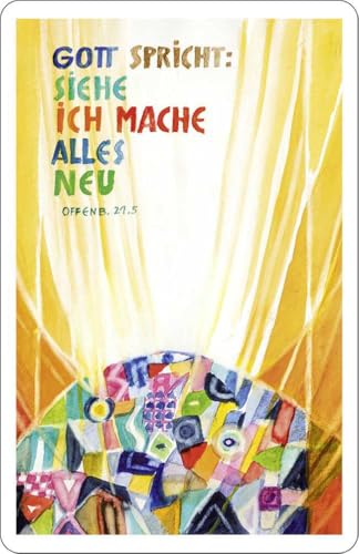 Jahreslosung Andreas Felger 2026, Kalender im Scheckkartenformat (10er-Set) von bene!