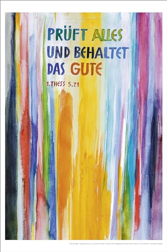 Jahreslosung Felger 2025, Kunstdruck 40 x 60 cm