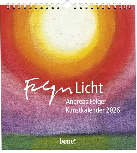 Wandkalender 2026: Licht: Monatskalender | Kunstkalender mit 12 Motiven und Spiralbindung zum Aufhängen Wandkalender 2026: Licht: Monatskalender | Kunstkalender mit 12 Motiven und Spiralbindung zum Aufhängen von bene! Kalender