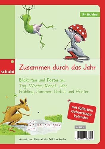 Zusammen durch das Jahr: Bildkarten und Poster zu Tag, Woche, Monat, Jahr, Frühling, Sommer, Herbst und Winter (Klassenkarten) von GWV Georg Westermann Verlag