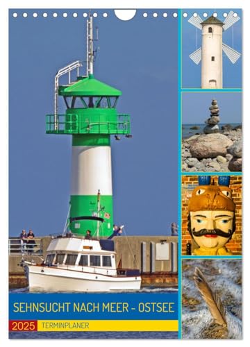 Sehnsucht nach Meer - Ostsee (Wandkalender 2025 DIN A4 hoch), CALVENDO Monatskalender von CALVENDO