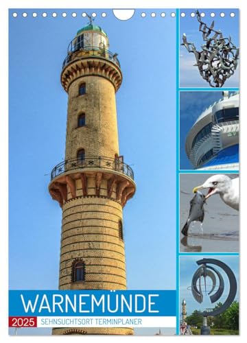 Sehnsuchtsort Warnemünde (Wandkalender 2025 DIN A4 hoch), CALVENDO Monatskalender von CALVENDO