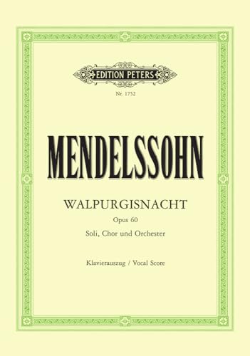 Walpurgisnacht op. 60, Klavierauszug
