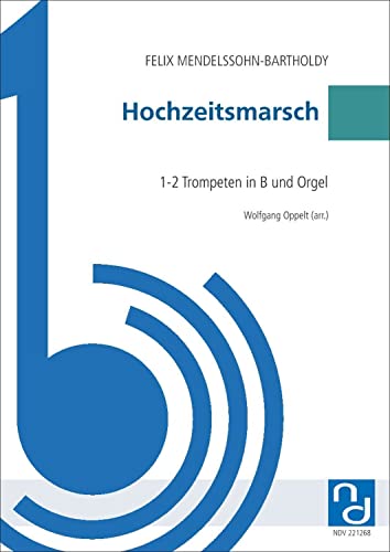 Hochzeitsmarsch für 1-2 Trompeten und Orgel