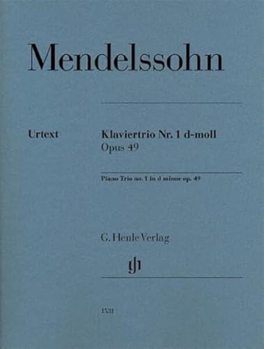 Klaviertrio Nr. 1 d-moll op. 49: Instrumentation: Piano Trios (G. Henle Urtext-Ausgabe)