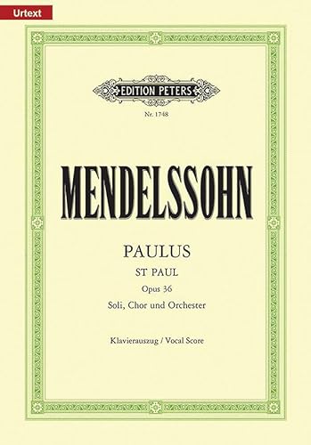 Paulus op. 36: Oratorium / Klavierauszug (Edition Peters)