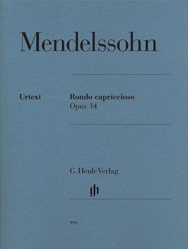 Rondo capriccioso op. 14: Instrumentation: Piano solo (G. Henle Urtext-Ausgabe) von Henle, G. Verlag