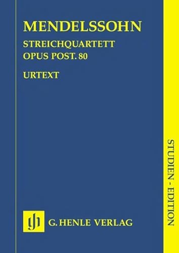 Streichquartett f-moll op. post. 80 Studien-Edition: Besetzung: Streichquartette (Studien-Editionen: Studienpartituren)