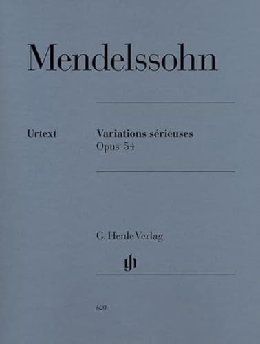 Variations sérieuses op 54. Klavier: Instrumentation: Piano solo (G. Henle Urtext-Ausgabe)