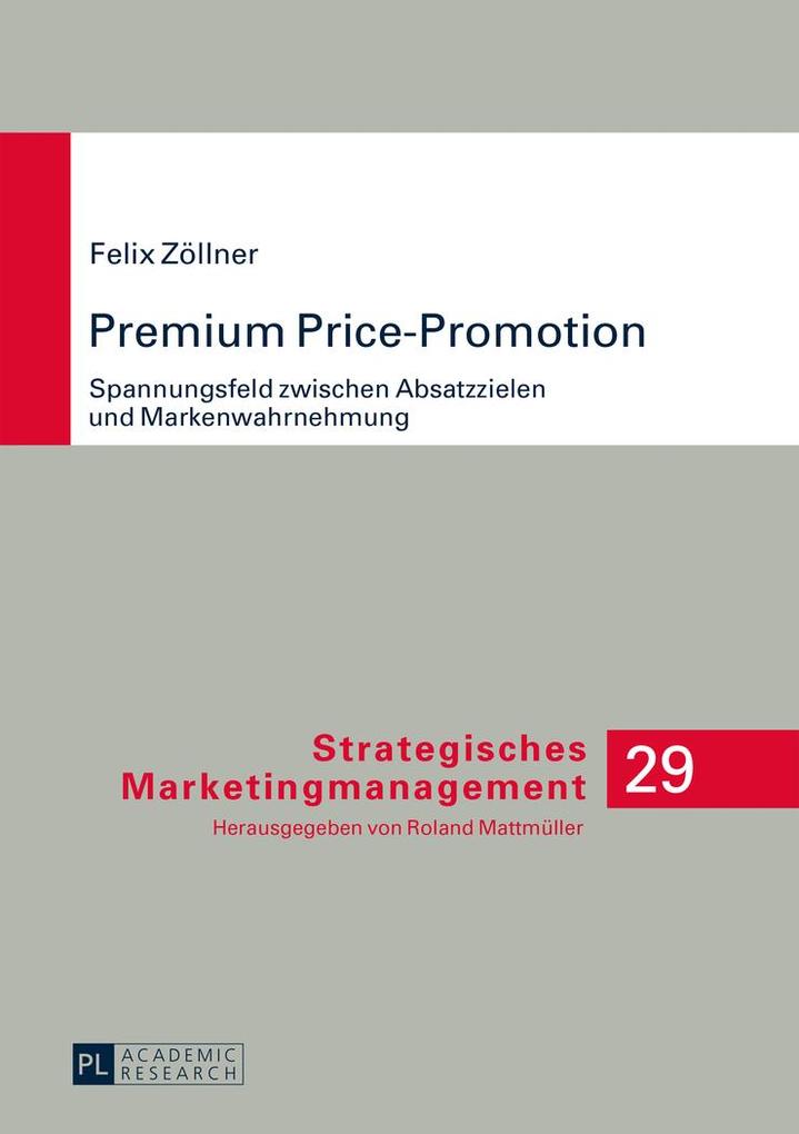 Premium Price-Promotion von Peter Lang
