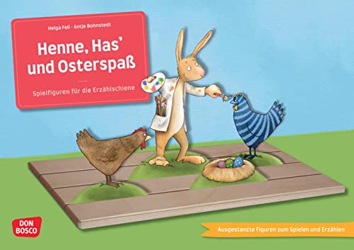 Henne, Has' und Osterspaß. Erzählschienen-Figurenset: Ausgestanzte Spielfiguren und Skript. Sprachförderung in Kindergarten und Grundschule. Gereimte ... die Erzählschiene: Bilderbuch-Geschichten) von Don Bosco
