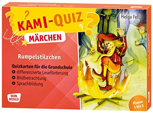 Kami-Quiz Märchen: Rumpelstilzchen: Quizkarten für die Grundschule: differenzierte Leseförderung, Bildbetrachtung, Sprachbildung. Klasse 1 bis 2. ... Bildbetrachtung und Sprachbildung) von Don Bosco