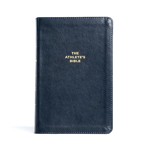 The CSB Athlete's Bible, Navy Leathertouch: Devotional Bible for Athletes (Fca)