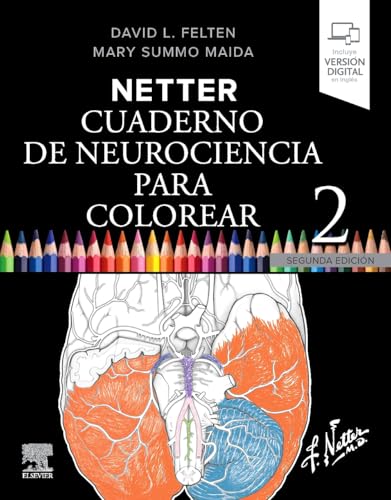 Netter. Cuaderno de neurociencia para colorear von Elsevier