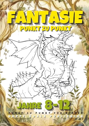 Fantasie Punkt zu Punkt Buch für Kinder ab 8-12 jahren von Lucid Page Media
