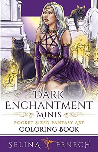 Dark Enchantment Minis - Pocket Sized Fantasy Art Coloring Book von Fairies and Fantasy Pty Ltd
