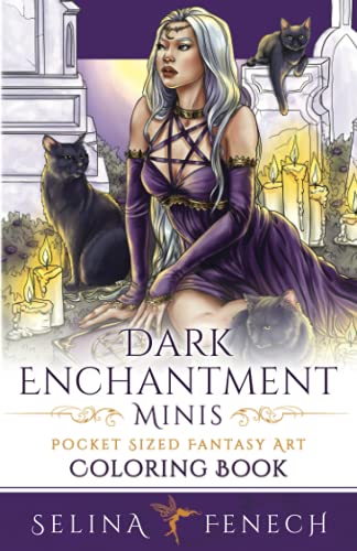 Dark Enchantment Minis - Pocket Sized Fantasy Art Coloring Book von Fairies and Fantasy Pty Ltd