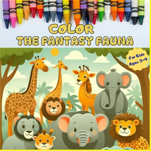 Color the Fantasy Fauna: A Fun and Educational kids Coloring Book, perfect for children ages 3-9 von Independently published