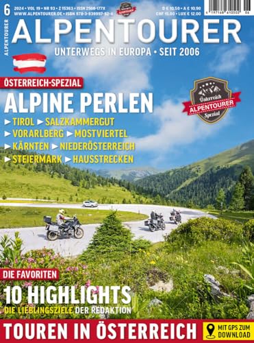ALPENTOURER SPEZIAL ÖSTERREICH: Die schönsten Motorradtouren in der Alpenrepublik (ALPENTOURER SPEZIAL: Motorrad-Reiseführer im Magazin-Format) von MoTourMedia e.K.