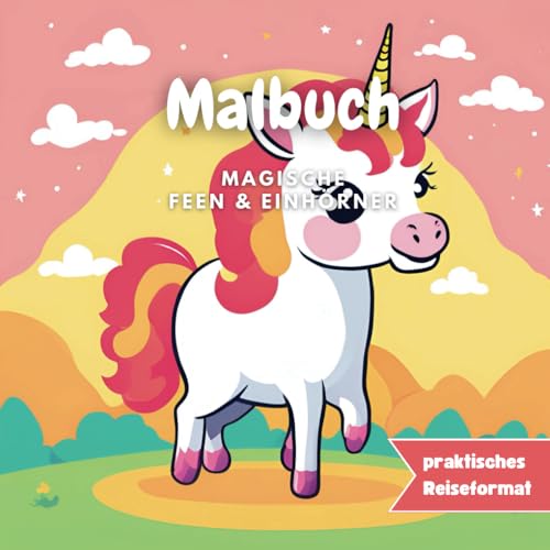 Malbuch Feen & Einhörner für Kinder ab 3 Jahren: Beschäftigungsbuch im praktischen Reise-Format mit 24 Motiven (Ausmalbuch für Kinder, Band 9) Malbuch Feen & Einhörner für Kinder ab 3 Jahren: Beschäftigungsbuch im praktischen Reise-Format mit 24 Motiven (Ausmalbuch für Kinder, Band 9)