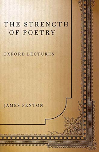 STRENGTH OF POETRY: OXFORD LECTU P: Oxford Lectures STRENGTH OF POETRY: OXFORD LECTU P: Oxford Lectures von Farrar, Straus and Giroux