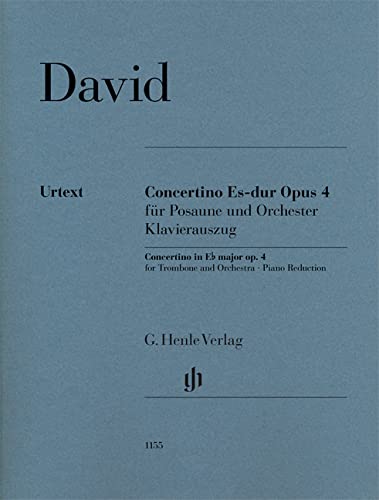 Concertino Es-dur op. 4 für Posaune und Orchester: Besetzung: Posaune und Klavier (G. Henle Urtext-Ausgabe)