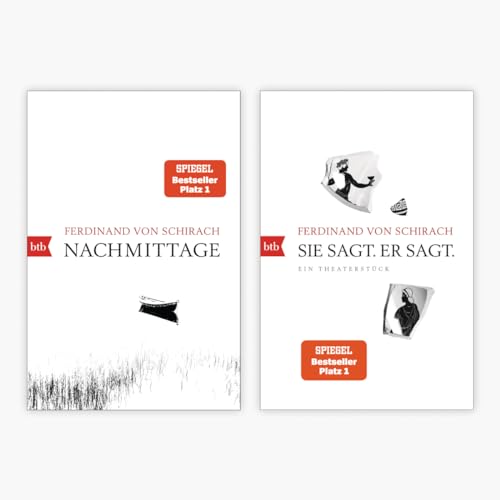 Nachmittage + Sie sagt. Er sagt. + 1 exklusives Postkartenset