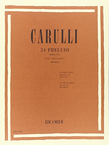 24 preludi dall' op. 114. Per le Scuole superiori