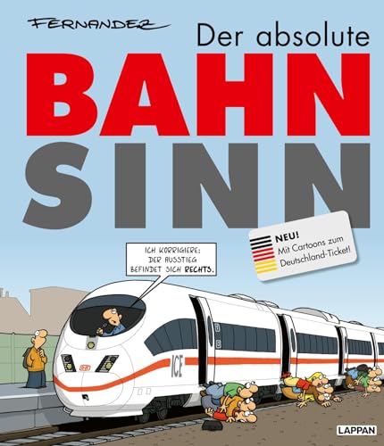 Der absolute Bahnsinn: Neu - mit Cartoons zum Deutschlandticket! | Cartoons für Pendler und Zugreisende