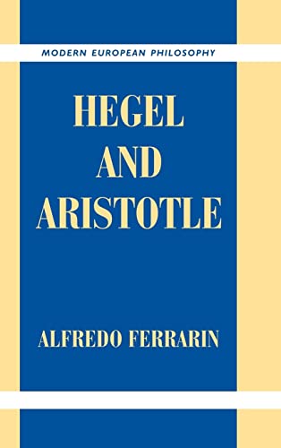 Hegel and Aristotle (Modern European Philosophy)