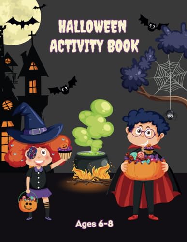 Halloween activity book (ages 6-8): to help children improve their visual skills while having fun, excellent resource to use during eye patching therapy von Independently published