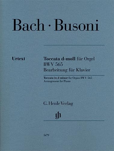 Toccata d-moll für Orgel BWV 565 (Johann Sebastian Bach), Bearbeitung für Klavier: Instrumentation: Piano solo (G. Henle Urtext-Ausgabe)