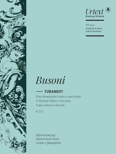 Turandot - Klavierauszug deutsch / italienisch - Breitkopf Urtext (EB 9429)