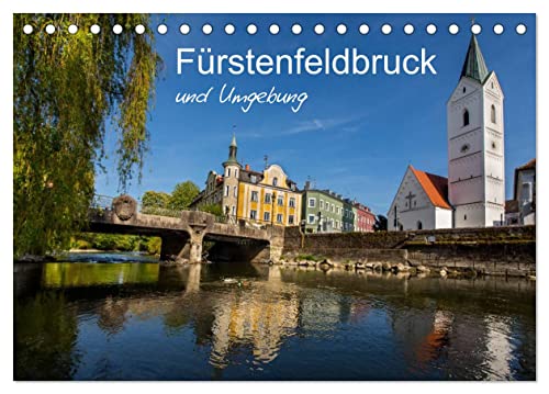 Fürstenfeldbruck und Umgebung (Tischkalender 2024 DIN A5 quer), CALVENDO Monatskalender von CALVENDO