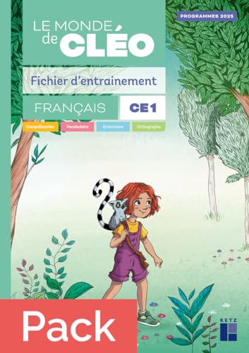 Le monde de Cléo Fichier d'entrainement CE1 + aide-mémoire - ÉDITION 2025 Pack de 10 Le monde de Cléo Fichier d'entrainement CE1 + aide-mémoire - ÉDITION 2025 Pack de 10 von RETZ