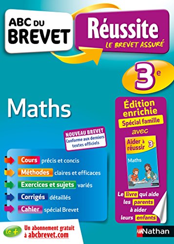 ABC du Brevet Réussite Famille - Mathématiques 3e von NATHAN
