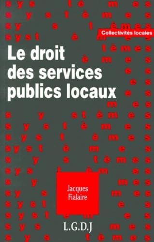le droit des services publics locaux