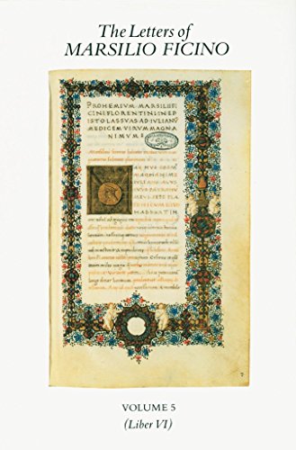 Letters of Marsilio Ficino: Volume 5