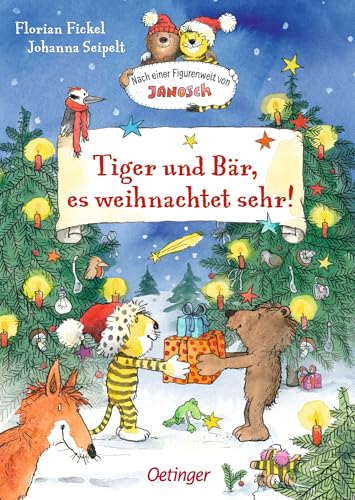 Nach einer Figurenwelt von Janosch. Tiger und Bär, es weihnachtet sehr!: Gemütliche Adventsgeschichte in 24 Kapiteln für Kinder ab 4 Jahren. von Oetinger