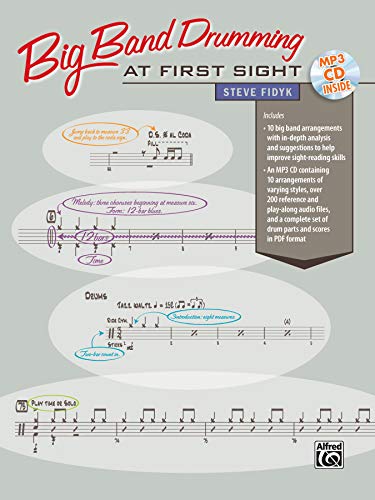 Big Band Drumming at First Sight: incl. Online Audio von Alfred Music