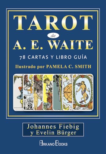 Tarot de A.E. Waite: 78 cartas y libro guía von Arkano Books