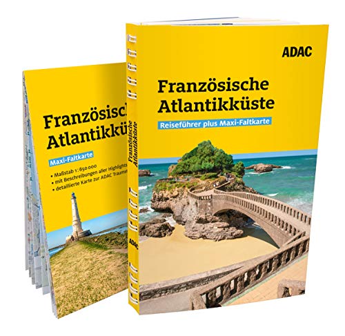 ADAC Reiseführer plus Französische Atlantikküste: Mit Maxi-Faltkarte und praktischer Spiralbindung