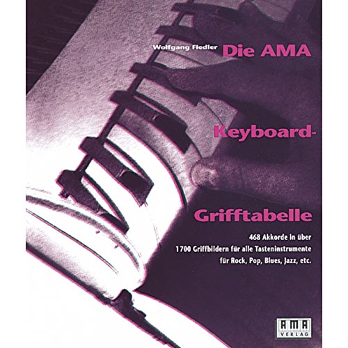 Die AMA-Keyboard-Grifftabelle: 468 Akkorde in über 1700 Griffbildern für alle Tasteninstrumente für Rock, Pop, Blues, Jazz, etc