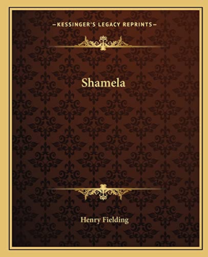 Shamela von Kessinger Publishing
