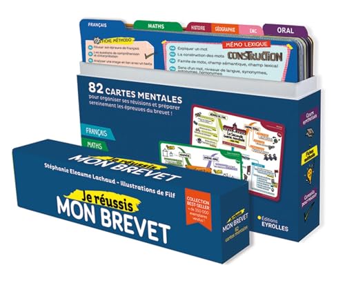 Je réussis mon brevet: 82 cartes mentales pour organiser ses révisions et préparer sereinement les épreuves brevet ! von EYROLLES