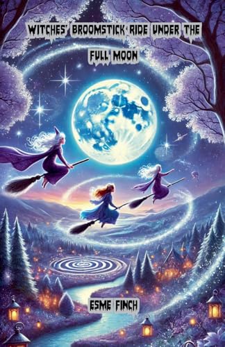 Witches' Broomstick Ride Under the Full Moon (Halloween)