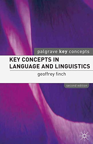 Key Concepts in Language and Linguistics: Second Edition von Red Globe Press