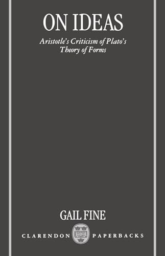On Ideas: Aristotle's Criticism of Plato's Theory of Forms