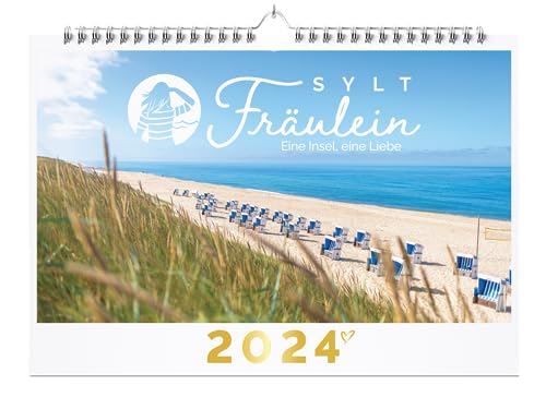 Sylt Fräulein - Kalender 2024 - Premium Qualität Format: 59,4 x 42,0 cm Wandkalender: Wandkalender mit den schönsten Syltbildern für dein Zuhause von falkemedia