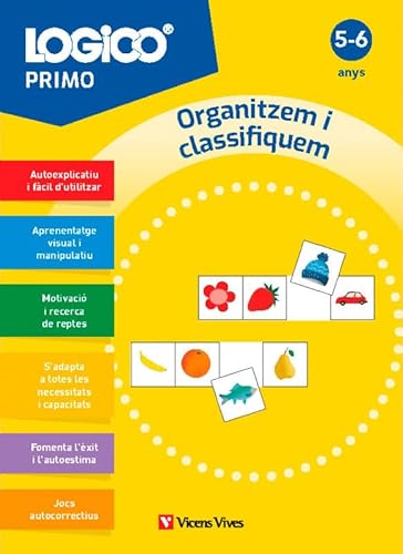 Logico Primo. Organitzem i classifiquem (5-6 anys) 16 fitxes von Editorial Vicens Vives